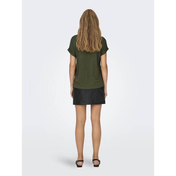 ONLY Tops für Damen Basic Kurzarm Rundhals