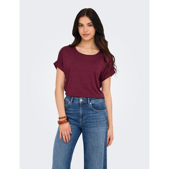 ONLY Tops für Damen Basic Kurzarm Rundhals