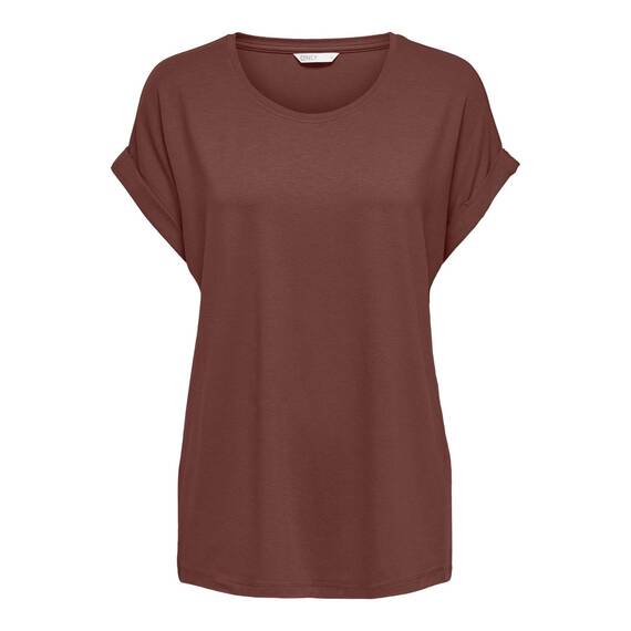 ONLY Damen Onlmoster S/S O-Neck Top Noos JRS T-Shirt, Henna, L