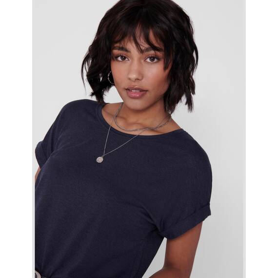 ONLY Tops für Damen Basic Kurzarm Rundhals