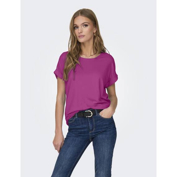 ONLY Tops für Damen Basic Kurzarm Rundhals