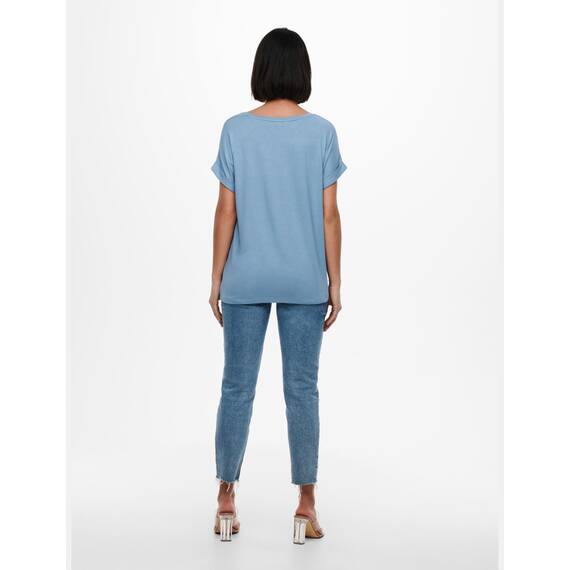 ONLY Tops für Damen Basic Kurzarm Rundhals