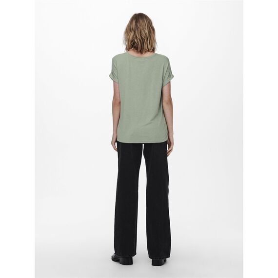 ONLY Tops für Damen Basic Kurzarm Rundhals