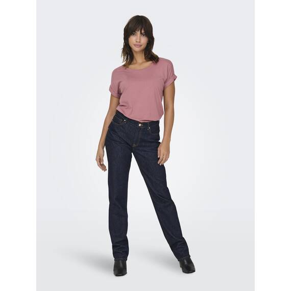 ONLY Tops für Damen Basic Kurzarm Rundhals