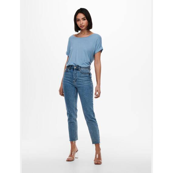 ONLY Tops für Damen Basic Kurzarm Rundhals