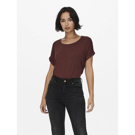 ONLY Tops für Damen Basic Kurzarm Rundhals