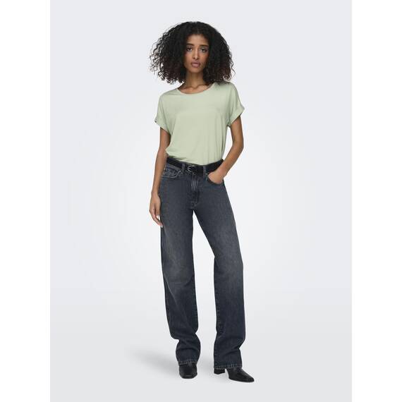 ONLY Tops für Damen Basic Kurzarm Rundhals