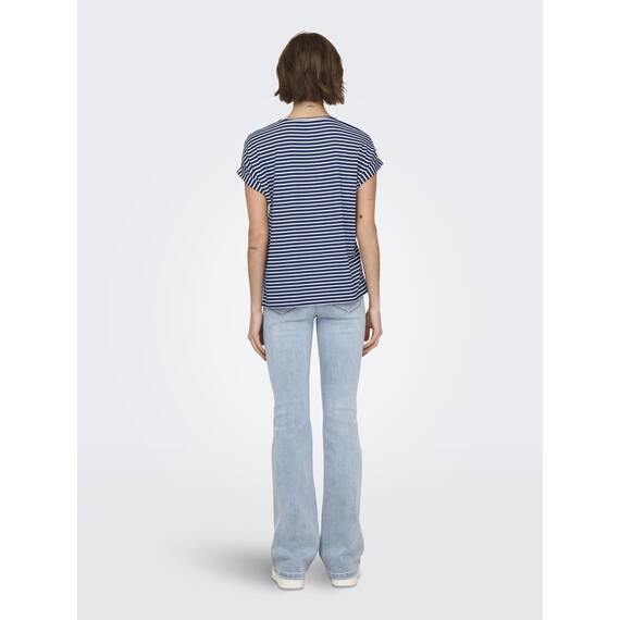 ONLY Tops für Damen Basic Kurzarm Rundhals