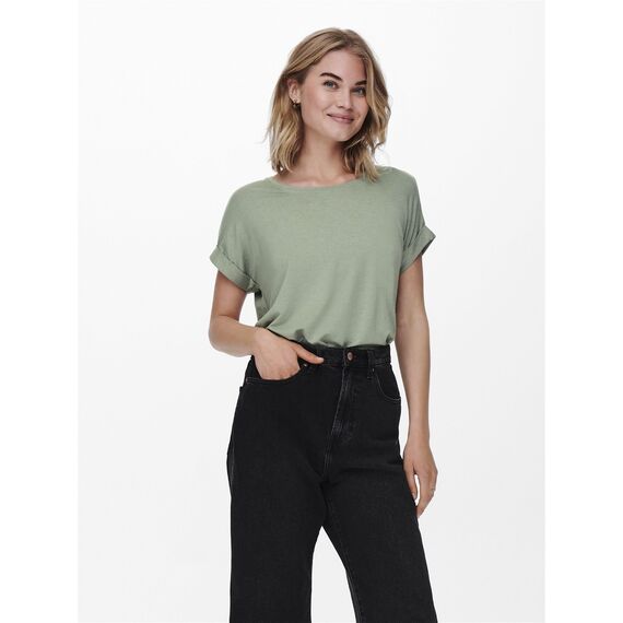 ONLY Tops für Damen Basic Kurzarm Rundhals