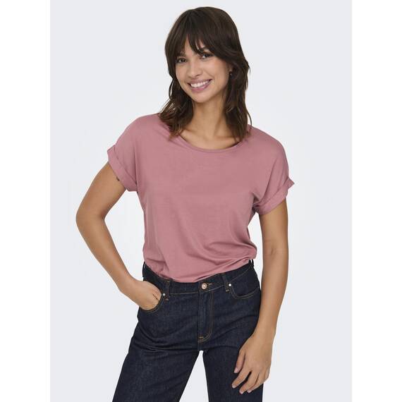 ONLY Tops für Damen Basic Kurzarm Rundhals