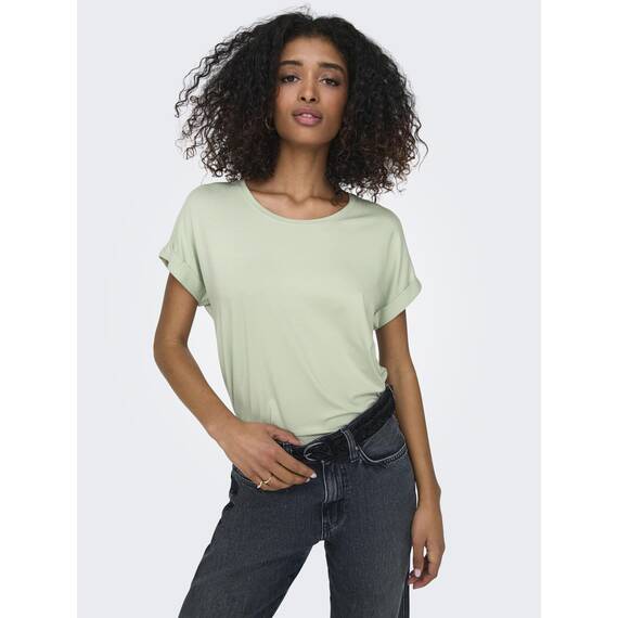 ONLY Tops für Damen Basic Kurzarm Rundhals
