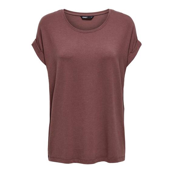 ONLY Damen Onlmoster S/S O-Neck Top Noos JRS, Rosa (Rose Brown), M