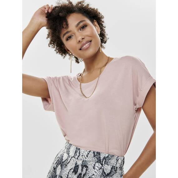 ONLY Tops für Damen Basic Kurzarm Rundhals