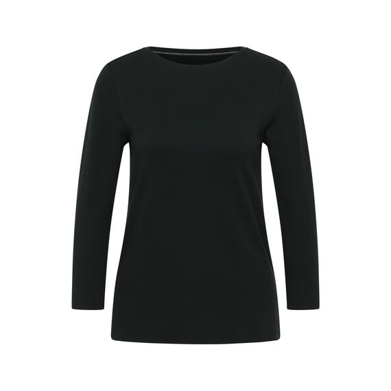 Damen Basic Shirt in Unifarbe