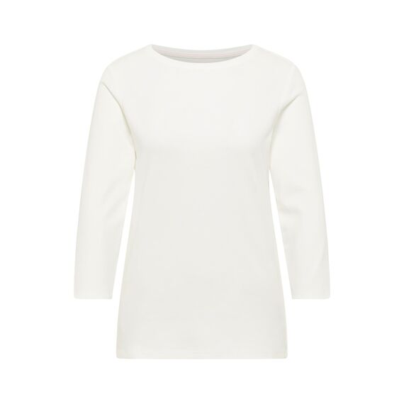 Damen Basic U-Boot Shirt