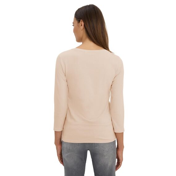 Damen Basic Shirt in Unifarbe