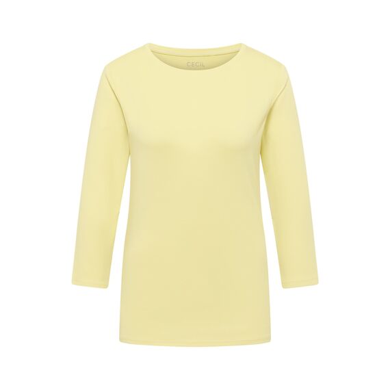 Damen Basic Shirt in Unifarbe