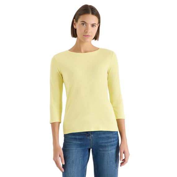 Damen Basic Shirt in Unifarbe