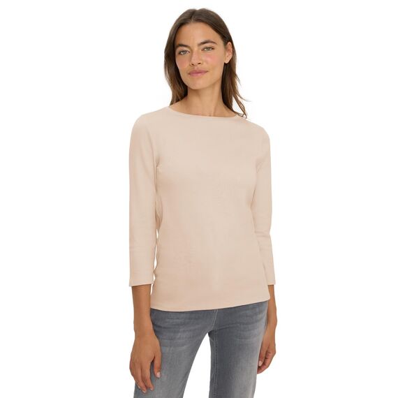 Damen Basic Shirt in Unifarbe