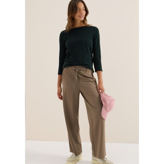 Damen Basic Shirt in Unifarbe