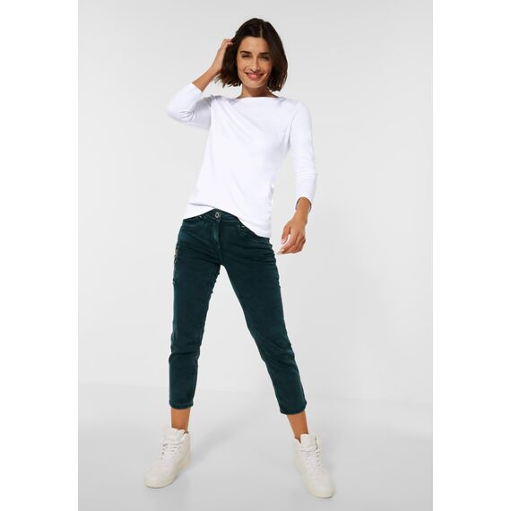 Cecil Damen Basic Shirt in Unifarbe
