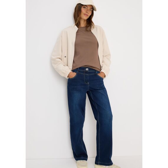 Cecil Basic Shirt in Unifarbe Cocoa Taupe XS