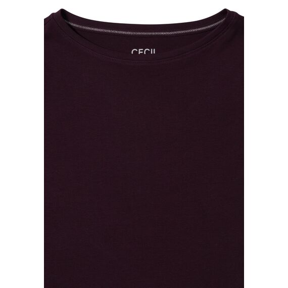 Damen Basic U-Boot Shirt