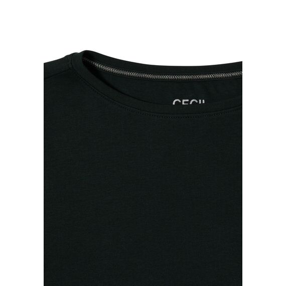 Damen Basic Shirt in Unifarbe