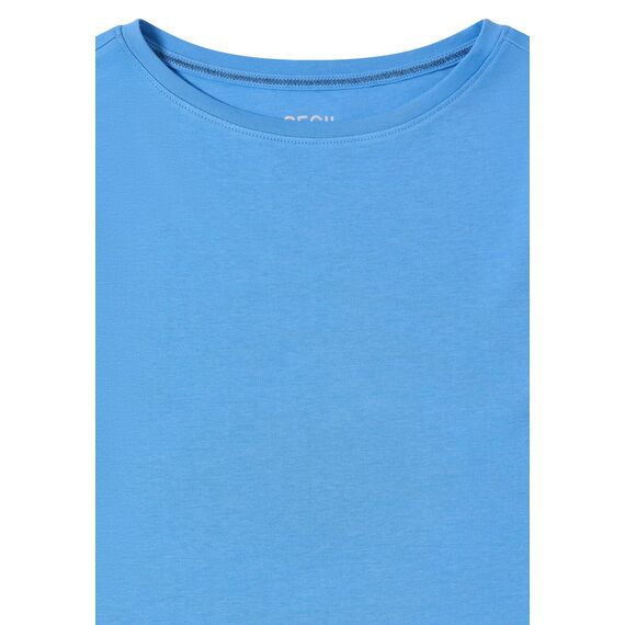 Damen Basic U-Boot Shirt