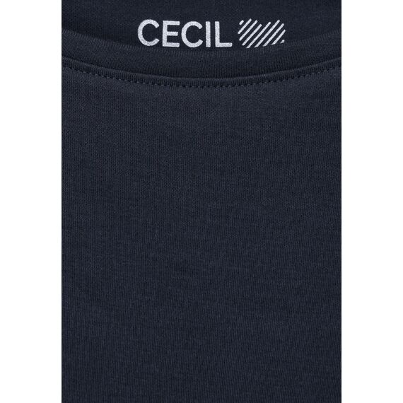Cecil Damen Basic Shirt in Unifarbe