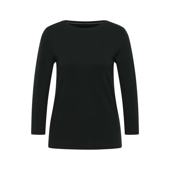Damen Basic Shirt in Unifarbe