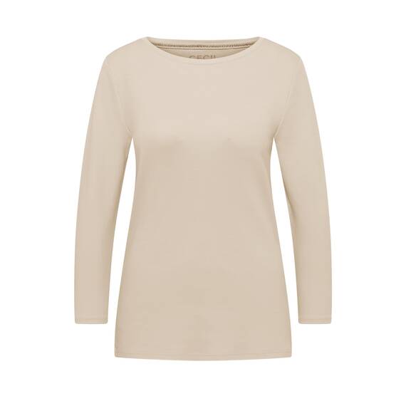 Damen Basic Shirt in Unifarbe