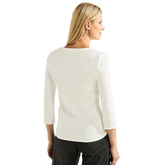 Cecil Damen Basic Shirt in Unifarbe