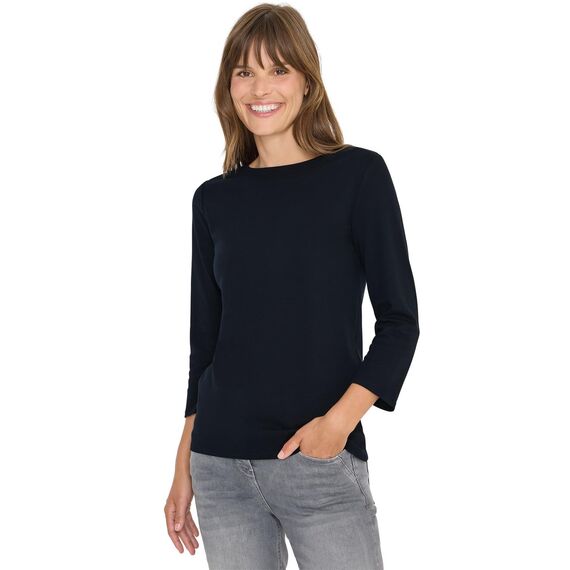 Cecil Damen Basic U-Boot Shirt