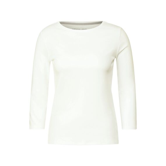 Cecil Damen Basic Shirt in Unifarbe