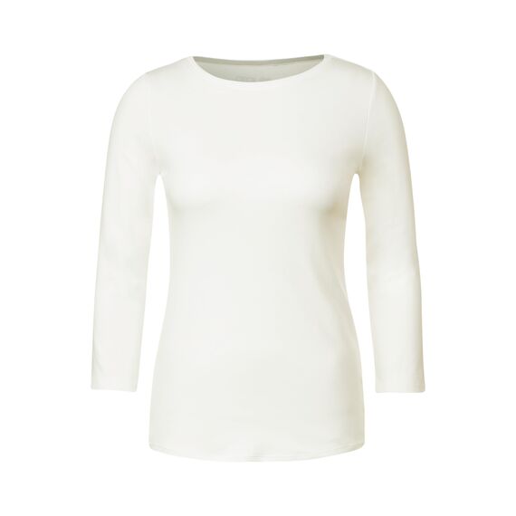 Cecil Damen Basic Shirt in Unifarbe