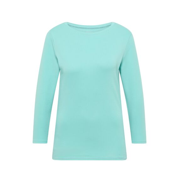 Damen Basic Shirt in Unifarbe