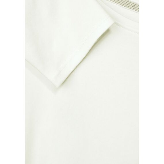 Cecil Damen Basic Shirt in Unifarbe