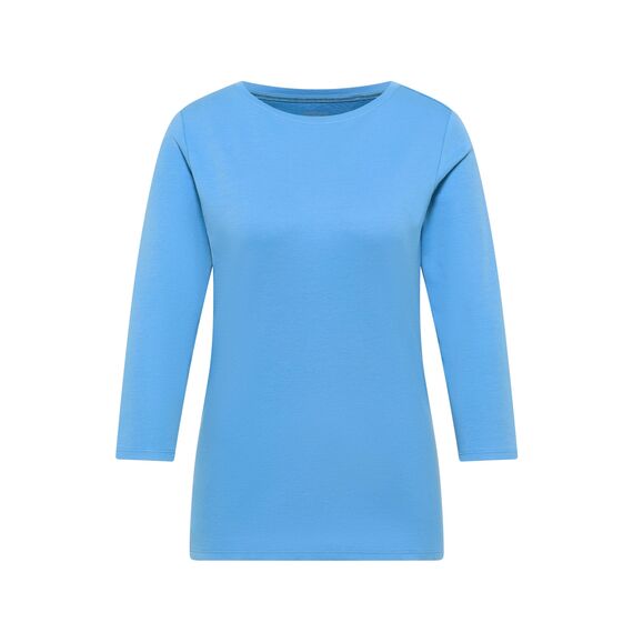 Damen Basic U-Boot Shirt