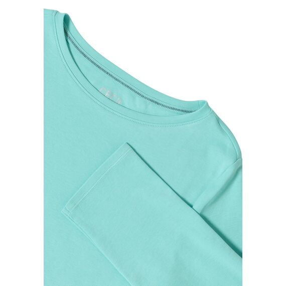 Damen Basic Shirt in Unifarbe