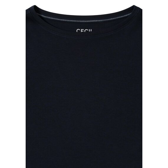 Cecil Damen Basic U-Boot Shirt
