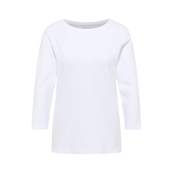Damen Basic U-Boot Shirt