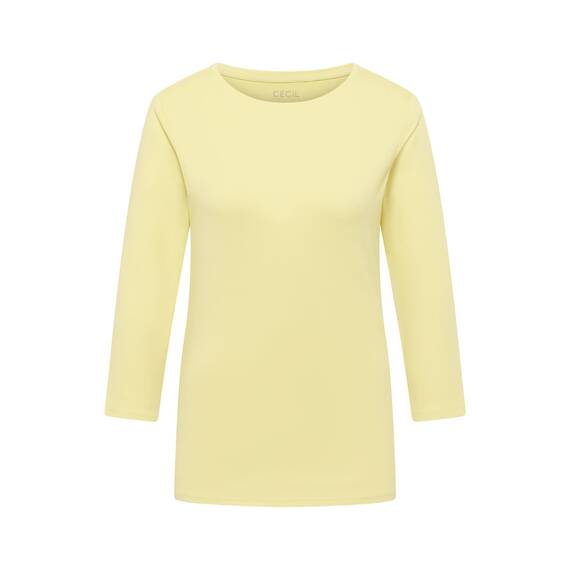 Damen Basic Shirt in Unifarbe