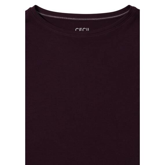 Damen Basic U-Boot Shirt