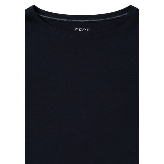 Cecil Damen Basic U-Boot Shirt