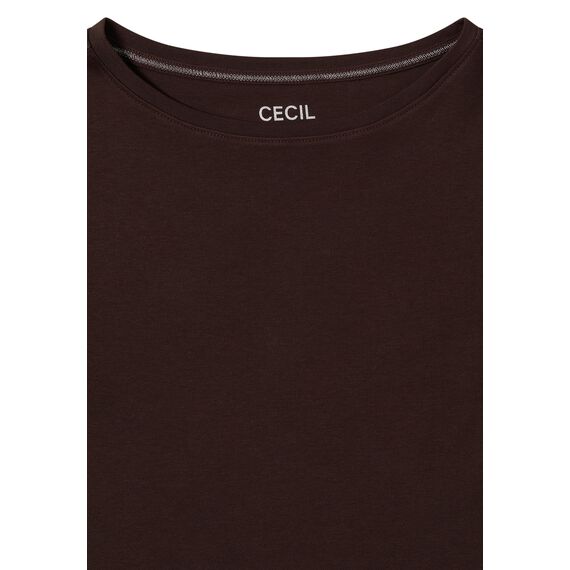 Damen Basic U-Boot Shirt