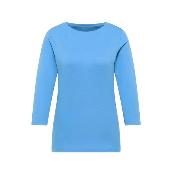 Damen Basic U-Boot Shirt
