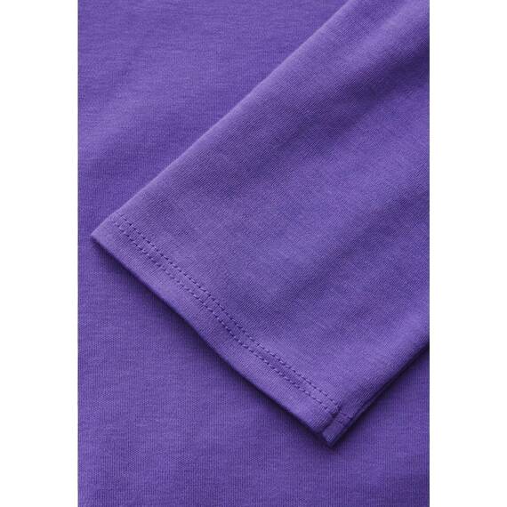 Cecil Damen B317389 Basic T-Shirt In Unifarbe, Wild Lilac,XL
