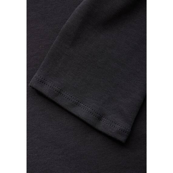 Cecil Damen B317389 Basic T-Shirt In Unifarbe, Deep Charcoal Grey,XL
