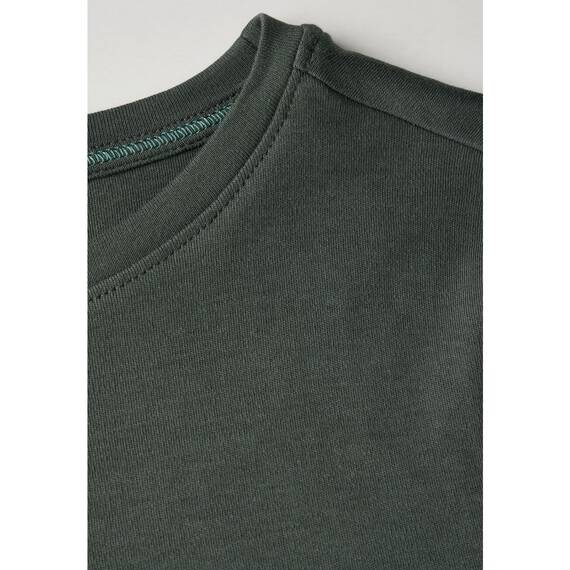 Cecil Damen B317389 Basic T-Shirt In Unifarbe, Active Khaki,XL